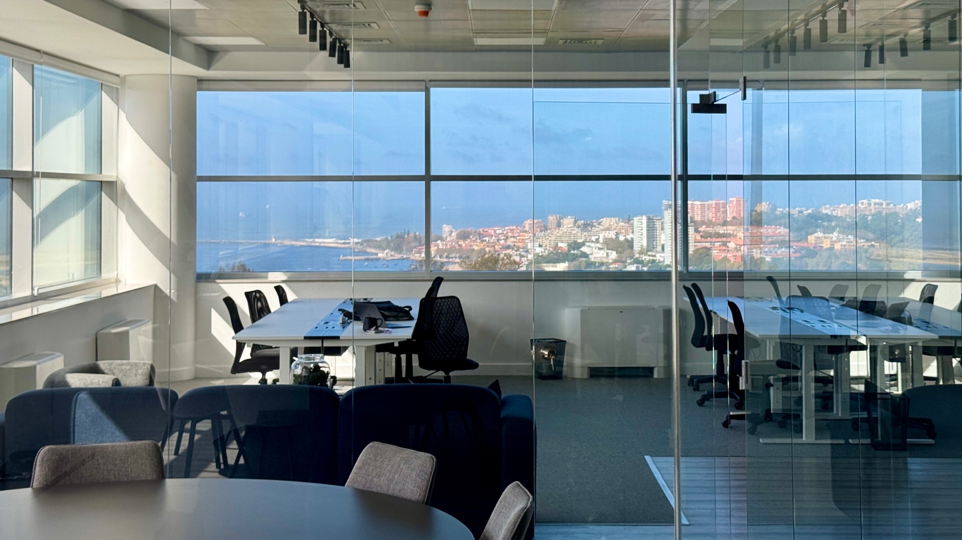 Porto office with ocean views